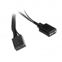 Кулер/ Case Cooler HSPD M1 Black (120x120x25mm, 4-pin PWM, ARGB, 57.56CFM, 26.86dBA, 1600RPM, Black)