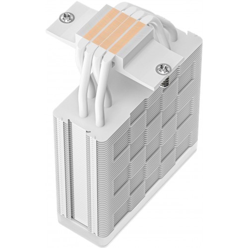 Устройство охлаждения(кулер) Deepcool AG400 Wh V2 ARGB Soc-AM5/AM4/1200/1700/1851 белый 4-pin 31.6dB Al+Cu 220W 643gr Ret (R-AG400-WHAMMN-GJD)
