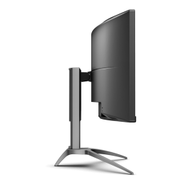 AOC AG493UCX2 49'', Curved, 5120x1440, VA, 165hz, 80M:1, 400cd, 1ms, 3xHDMI 2.0, DP 1.4, 3xUSB 3.2, Type-C 65W, Speakers, H. adj 100mm, 3Y, Black