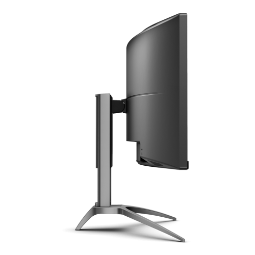 AOC AG493UCX2 49'', Curved, 5120x1440, VA, 165hz, 80M:1, 400cd, 1ms, 3xHDMI 2.0, DP 1.4, 3xUSB 3.2, Type-C 65W, Speakers, H. adj 100mm, 3Y, Black AOC