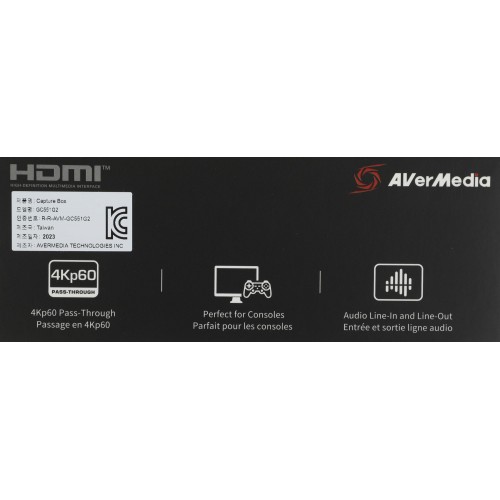 Карта видеозахвата Avermedia Live Gamer Extreme 3 GC551G2 - Внешний USB 3.1 для Профессиональной Записи Игрового Процесса