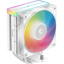 Устройство охлаждения(кулер) Deepcool AG400 Wh V2 ARGB Soc-AM5/AM4/1200/1700/1851 белый 4-pin 31.6dB Al+Cu 220W 643gr Ret (R-AG400-WHAMMN-GJD)