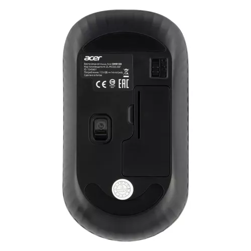 Беспроводная оптическая мышь Acer OMR130 (1200dpi, 3 кнопки) - Черная