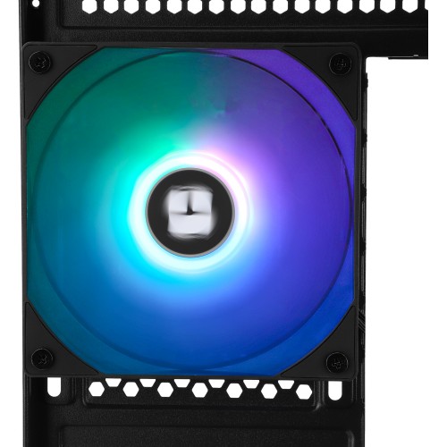 Кулер для корпуса/ Case Cooler Thermalright TL-C12RB-S V2 Reverse (120x120x25mm, 4-pin PWM, ARGB, 58CFM, 25.6dBA, 1500RPM, Black) Thermalright