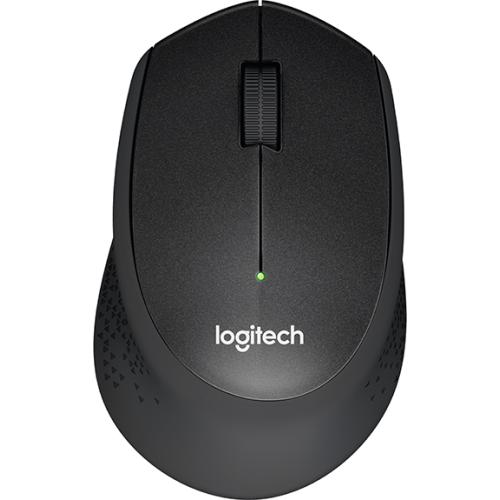 Купить Logitech Wireless Mouse M330 SILENT PLUS в черном цвете — бесшумная беспроводная мышь для комфортной работы