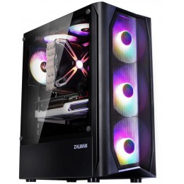 Корпус Zalman N4 REV.1 черный ATX 5x120mm 2x180mm 2xUSB2.0 1xUSB3.0 audio bott PSU [N4 REV.1 BLACK]