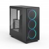 Корпус ПК без блока питания/ Case Fractal Design Epoch XL TG RGB Light Tint, Full-Tower, 3x140mm ARGB, 2xUSB-A 3.2 + 1xUSB 3.2 Type-C E-ATX, ATX, mATX, mITX, Black Fractal Design