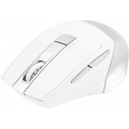 Мышь A4Tech Fstyler FB35 белый/серый оптическая 2000dpi беспров. BT/Radio USB для ноутбука 6but (FB35 ICY WHITE)