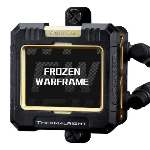 Водяное охлаждение для процессора/ Water Cooling System Thermalright Frozen Warframe 420 ARGB (420mm, LED, Black, ARGB/ Fans: 3x140mm, 88.7CFM, 29.8dBA, 1750RPM/ Pump height 60mm, 23dBA, 3000RPM, Rad thickness 27mm/ S: 1851, 1700, 1200, 115X, 2011, 2066, 