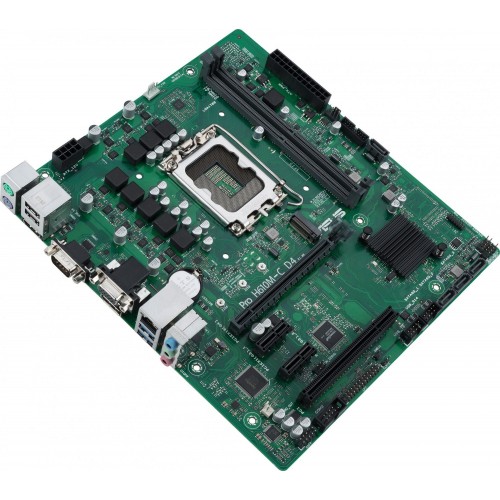 Материнская плата Asus PRO H610M-C D4-CSM для Intel 1700 с поддержкой 2xDDR4, mATX и 8-канальным звуком