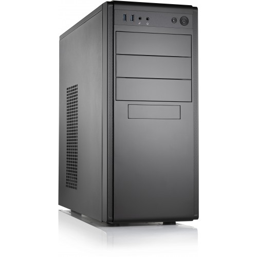 Корпус ATX Foxline FL-886 без блока питания: черный, 2xUSB 3.0, без кабеля питания и вентилятора