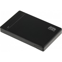 Внешний корпус для HDD/SSD AgeStar 31UB2P3C SATA USB3.2 пластик черный hotswap 2.5"
