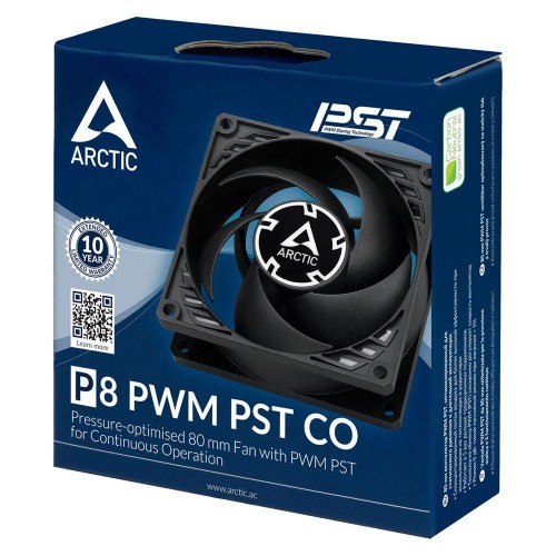 Вентилятор Arctic Cooling Вентилятор для корпуса Arctic P8 PWM PST CO black/black (ACFAN00151A) (702041) ARCTIC