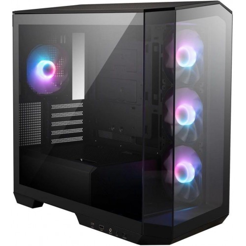 Корпус MSI MAG PANO M100R PZ черный без БП - mATX, 3x120mm, 4x140mm, USB 3.1, CardReader и AirDuct