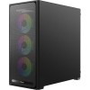 Корпус ПК Ocypus Delta C70 BK ARGB - Midi-Tower с 4x120mm ARGB, USB-C 3.1, совместимость с E-ATX, ATX, mATX, mITX