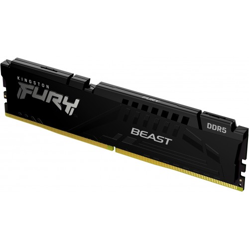 Память оперативная/ Kingston 16GB 5200MT/s DDR5 CL40 DIMM FURY Beast Black XMP Kingston
