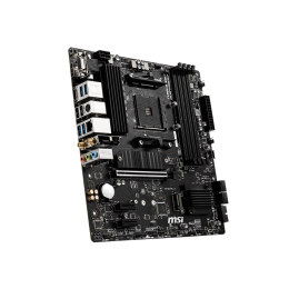Материнская плата/ MB MSI AMD B550 sAM4, 4xDDR4(128GB), D-SUB/HDMI 2.1/DP, 1xPCIe 4.0x16, 2xPCIe 3.0, 1xLAN, Wi-Fi, BT, 4xSATA 6Gb/s, 2xM.2, 4xUSB 3.2, 2xUSB 2.0, 1xPS/2, mATX