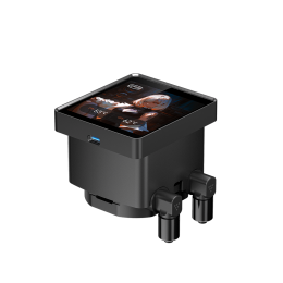 Система охлаждения/ Water Cooling System PCCooler DT360 ARGB Display BK (300W, 360mm, LED temp., Black, ARGB/ Fans: 3x120mm, 83.83CFM, 3000RPM/ Pump height 62mm, 15dBA, 2600RPM, Rad thickness 27mm/ S: 1851, 1700, 1200, 115X, AM5, AM4)