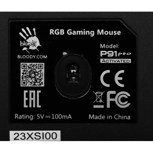 Мышь A4Tech Bloody P91 Pro черный оптическая 16000dpi USB 8but