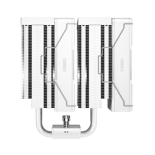 Кулер для процессора/ CPU Cooler PCCooler RZ620 WH (260W, 4-pin PWM, 157.5mm, Al/Cu, 6x6mm, 2x120mm, 86.73CFM, 32dBA, 2000RPM, S: 1851/1700/1200/115X, AM5/AM4, white) PcCooler