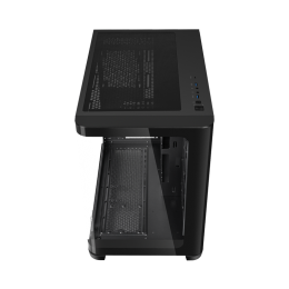 Корпус ПК без блока питания/ Case SAMA V60E Black, Midi-Tower, TG, no fans, 2xUSB 3.0 + 1xUSB 3.2 Type-C, ATX, mATX, mITX Black