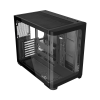 Корпус ПК без блока питания/ Case SAMA V60E Black, Midi-Tower, TG, no fans, 2xUSB 3.0 + 1xUSB 3.2 Type-C, ATX, mATX, mITX Black SAMA