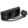 Система жидкостного охлаждения/ Water Cooling System Thermalright Frozen Horizon 240 Digital (240mm, LED temp., Black, ARGB/ Fans: 2x120mm, 68.9CFM, 28.2dBA, 2000RPM/ Pump height 53.2mm, Rad thickness 27mm/ S: 1700, 1200, 1851, 115X, AM5, AM4) Thermalrigh