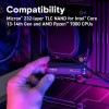 Твердотельный накопитель Crucial T705 4TB PCIe Gen5 NVMe M.2 SSD with heatsink CT4000T705SSD5