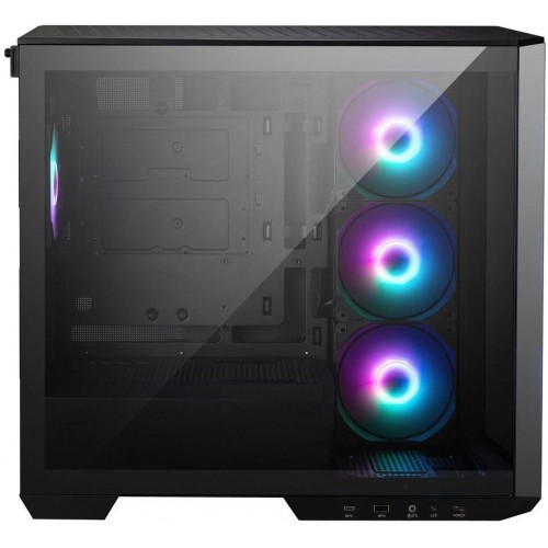 Корпус MSI MAG PANO M100R PZ черный без БП - mATX, 3x120mm, 4x140mm, USB 3.1, CardReader и AirDuct