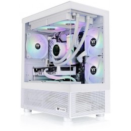 Корпус Thermaltake View 170 TG ARGB белый mATX 5x120mm 2x140mm 1x200mm 2xUSB3.0 audio bott PSU [CA-1Z4-00M6WN-00]