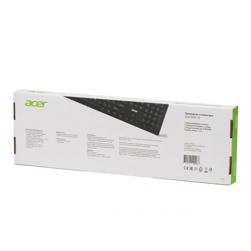 Клавиатура Acer OKW122 USB Black - Идеальное решение для комфорта и производительности