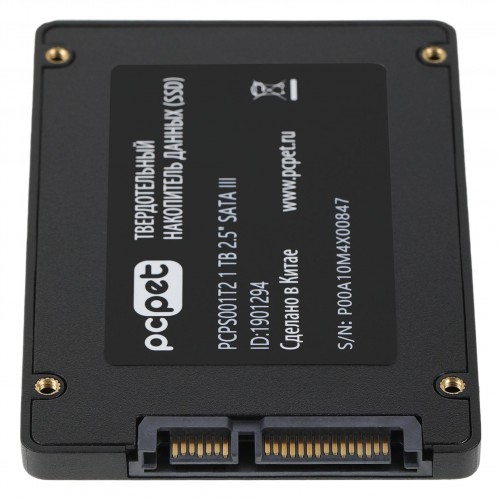 Купить твердотельный накопитель PC Pet SATA-III 1TB 2.5 OEM - высокая скорость и надежность для вашего ПК