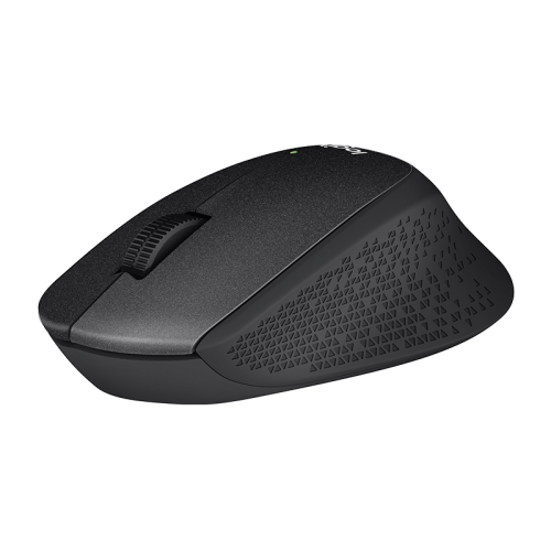 Купить Logitech Wireless Mouse M330 SILENT PLUS в черном цвете — бесшумная беспроводная мышь для комфортной работы