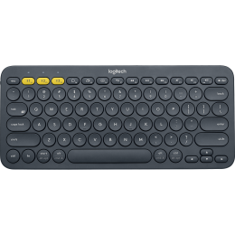 Клавиатура/ Logitech Keyboard K380 Dark Grey Wireless Bluetooth RTL, Multi-Device