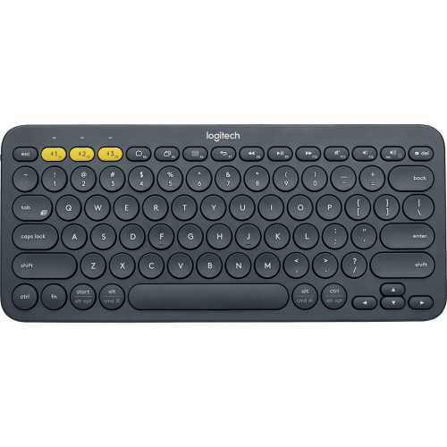 Клавиатура/ Logitech Keyboard K380 Dark Grey Wireless Bluetooth RTL, Multi-Device