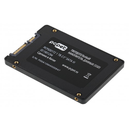 Купить твердотельный накопитель PC Pet SATA-III 1TB 2.5 OEM - высокая скорость и надежность для вашего ПК