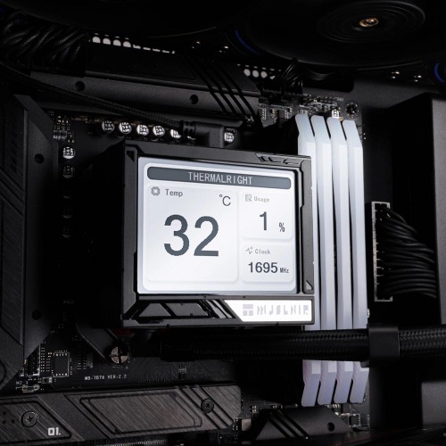 Водяное охлаждение Thermalright Mjolnir Vision 360 для процессоров с ARGB и 3 вентиляторами 120mm - идеальное решение для эффективного охлаждения системы