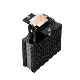 Кулер для процессора/ CPU Cooler PCCooler RT400 ARGB BK (235W, 4-pin PWM, 148mm, Al/Cu, 4x6mm, ARGB, 1x120mm, 73.32CFM, 34.9dBA, 2200RPM, S: 115X/1200/1700/1851 , AM4/AM5, black)