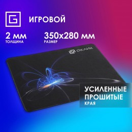 Коврик для мыши Оклик OK-FP0350 Средний черный 350x280x2мм