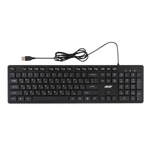 Клавиатура Acer OKW122 USB Black - Идеальное решение для комфорта и производительности