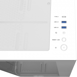 Корпус без блока питания/ Case Raijintek ATREUS BT4, Midi-Tower, TG, 4x120mm ARGB, 2xUSB-A 3.0 + 1xUSB Type-C , E-ATX, ATX, mATX, mITX White