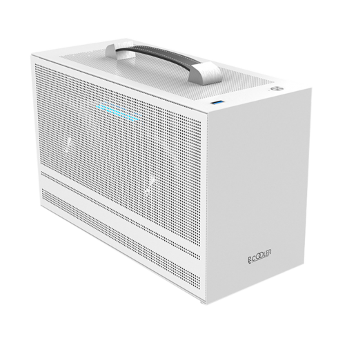 Корпус без блока питания/ Case PCCooler I100 PRO MESH WH, Micro-Tower, Mesh, no fans, 1xUSB-C 3.1, SFX PSU Support, mITX White PcCooler