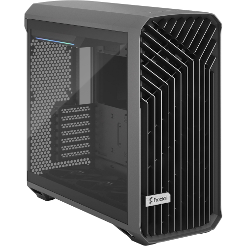 Корпус без блока питания/ Case Fractal Design Torrent TG Light, Full-Tower, 2x180mm + 3x140mm, 2xUSB-A 3.2 + 1xUSB 3.2 Type-C E-ATX, SSI-CEB, SSI-EEB, ATX, mATX, mITX Gray Fractal Design