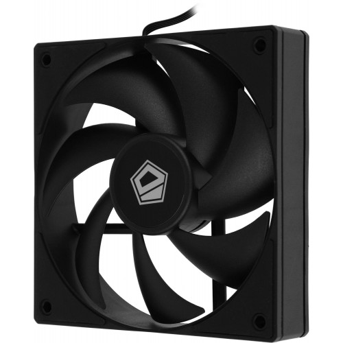 Вентилятор ID-Cooling AF-125-K 120мм черный 4-pin с низким уровнем шума 30дБ для корпуса
