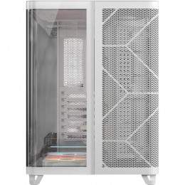 Корпус без блока питания/ Case Corsair AIR 5400 RS-R ARGB, Midi-Tower, TG, 3x120mm ARGB reverse fans, 2xUSB-A 3.2, 1xUSB 3.2 Type-C, E-ATX, ATX, mATX, mITX White