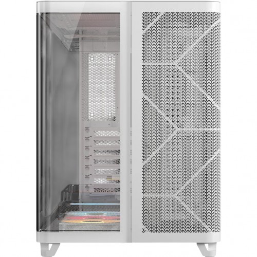 Купить корпус Corsair AIR 5400 RS-R ARGB - Midi-Tower с 3x120mm ARGB вентиляторами, поддержка E-ATX и USB 3.2 Type-C, белый