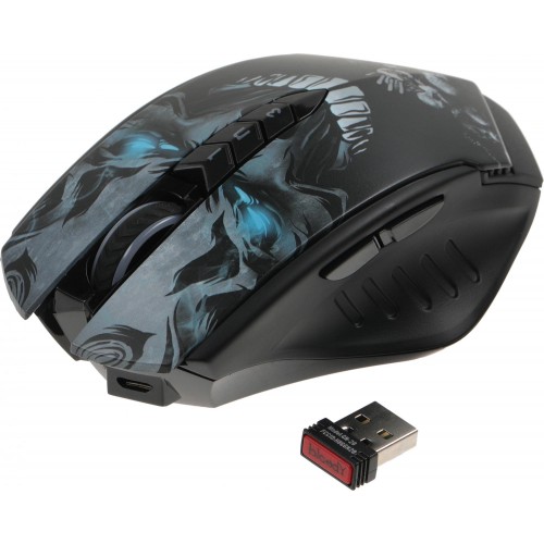 Мышь A4Tech Bloody R80 Plus Skull - Беспроводная Оптическая Мышь 5000dpi с 7 Кнопками