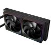 Система жидкостного охлаждения/ Water Cooling System Thermalright Frozen Horizon 240 Digital (240mm, LED temp., Black, ARGB/ Fans: 2x120mm, 68.9CFM, 28.2dBA, 2000RPM/ Pump height 53.2mm, Rad thickness 27mm/ S: 1700, 1200, 1851, 115X, AM5, AM4) Thermalrigh