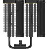 Кулер для процессора Ocypus Iota A62 BK: 260W, 4-pin PWM, LED, 158mm, Al/Cu, 120mm вентиляторы, AM5/AM4, черный