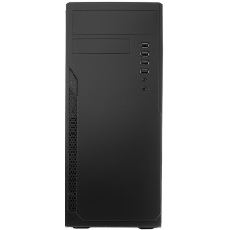 Корпус c блоком питания 450 Ватт/ Case Foxline FL-301, ATX, 1x5.25EXT, 1x3.5EXT, 4x3.5INT, 2xUSB2.0, 2xUSB3.0, HDA, w/o FAN, w/450W ATX PSU, w/1.2m EU pwr cord